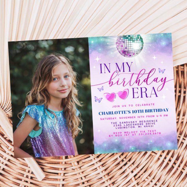 In My Birthday Era Photo Invite - Teen Birthday (In My Birthday Era Photo Invite - Teen Birthday)