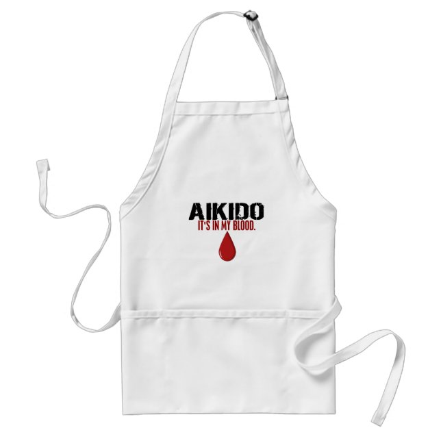 In My Blood AIKIDO Standard Apron (Front)