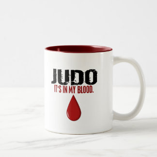 In My Blood JUDO Two-Tone Coffee Mug