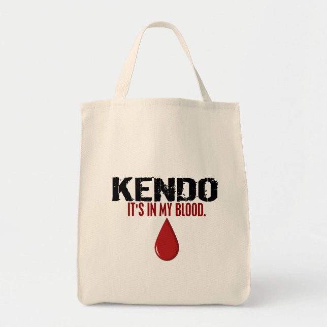 In My Blood KENDO Tote Bag (Front)