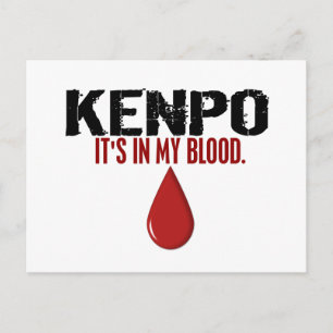 In My Blood KENPO Postcard