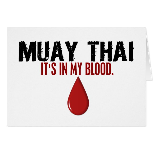 In My Blood MUAY THAI (Front Horizontal)