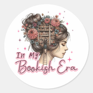 In My Bookish Era Classic Round Sticker