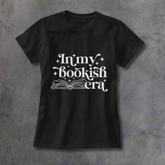 In My Bookish Era White Ink Women's T-Shirt (Creator Uploaded)