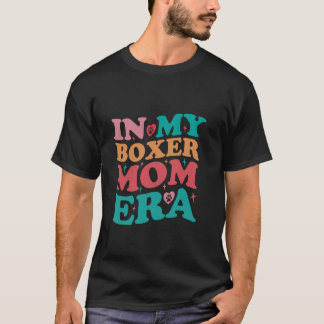In My Boxer Mum Era Groovy Retro Long Sleeve T Shi T-Shirt
