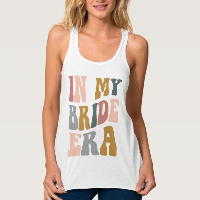 In My Bride Era Boho Wedding Gift Singlet (Front)