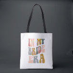 In My Bride Era Boho Wedding Gift Tote Bag<br><div class="desc">This tote bag features "in my bride era" in a boho style as well as the bride's name and wedding date for the perfect gift for the bride or for the bride to get herself for wedding planning!</div>