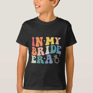 In My Bride Era Groovy Bachelorette Wedding Party  T-Shirt