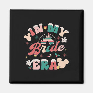 In My Bride Era Vintage Groovy Christmas Women Cos Magnet