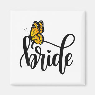 In My Bride-to-be Era Butterfly Bliss And Floral W Magnet