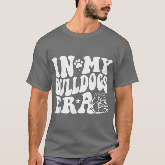 In My Bulldogs Era for Bulldog Mascot Sports Fan T-Shirt (Front)