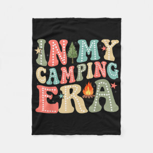 In My Camping Era Cute Camping Lovers  Fleece Blanket