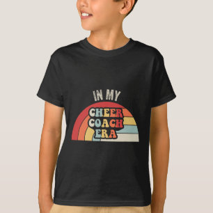 In My Cheer Coach Era Retro Rainbow Vibes T-Shirt