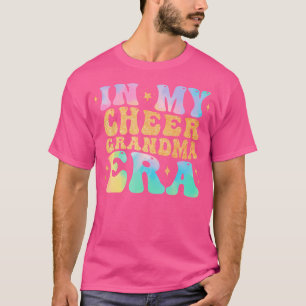 In My Cheer Grandma Era Cheerleading Football Mum  T-Shirt