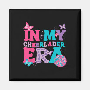In My Cheer Leader Era Girls Cheerleading Team Che Magnet