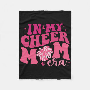 In My Cheer Mum Era Cheerleading Football Cheer Mo Fleece Blanket