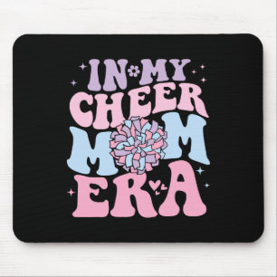 In My Cheer Mum Era Groovy Cheerleading Football M Mouse Pad