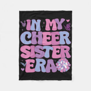 In My Cheer Sister Era Cheer Coach Cheerleading  Fleece Blanket