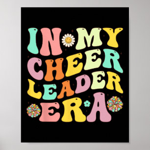In My Cheerleader Era Cheer Coach Cheerleading Wom Poster