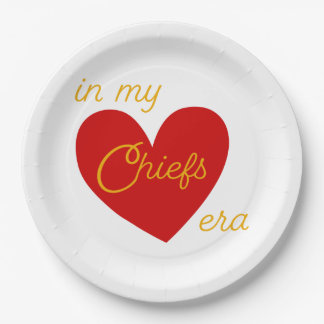 In My Chiefs Era Cocktail Napkin Taylor Football Paper Plate
