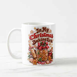 In My Christmas Baking Era Retro Gingerbread Mug