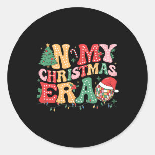 In My Christmas Era Family Matching Merry Christma Classic Round Sticker