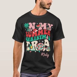 In My Christmas Era, Funny Groovy Summer Xmas In J T-Shirt