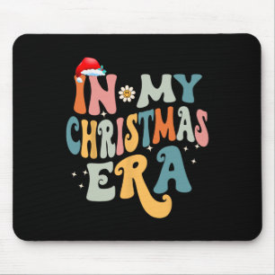 In My Christmas Era Groovy Matching Family Christm Mouse Pad