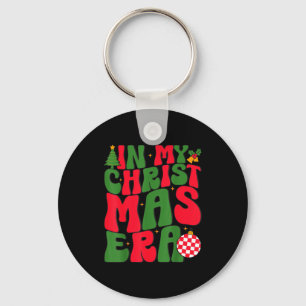 In My Christmas Era Groovy Xmas Matching Christmas Key Ring