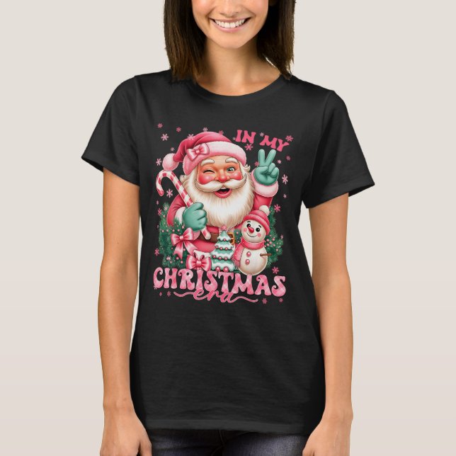 In My Christmas Era Nk Santa Snowman Christmas Xma T-Shirt (Front)