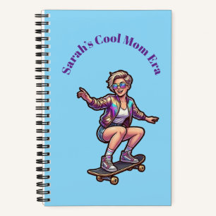 In My Cool Mum Era   Custom Name Skater Graffiti N Notebook