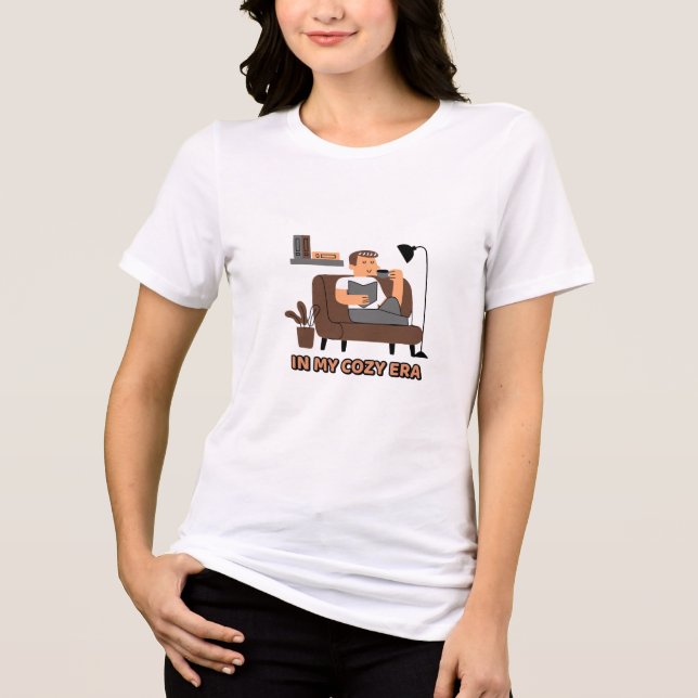 In My Cozy Era Cozy Home Tri-Blend Shirt (Front)