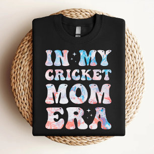 In My Cricket Mum Era Colourful Cricket Mum T-Shirt