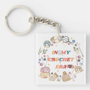 In My Crochet Era ,Crafter Mum Gift, Crochet Key Ring