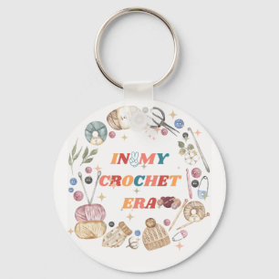 In My Crochet Era shirt ,Crafter Mum Gift, Crochet Key Ring