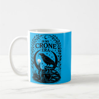 In My Crone Era Witchy Raven Goth Witch Design Coffee Mug