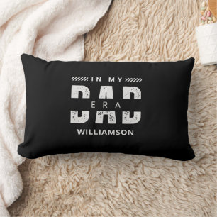 In my Dad era Funny Fathers day gift for new dad Lumbar Cushion