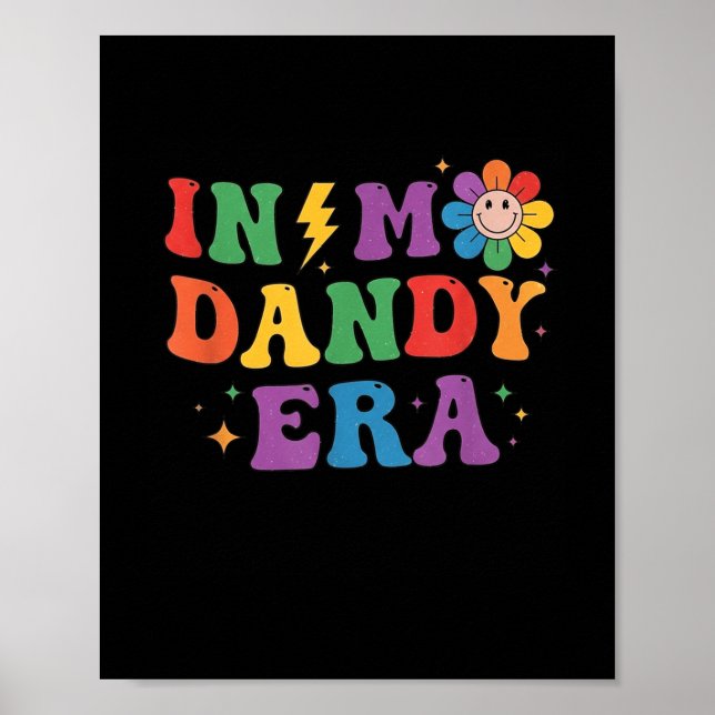 In My Dandy Era Funny Dandy's World Colour T-s Poster (Front)
