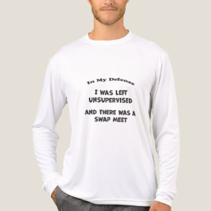 In My Defense Swap Meet Quote Tri-Blend Shirt