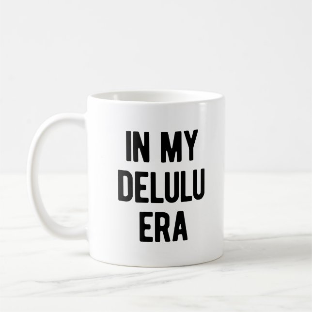In My Delulu Era Coffee Mug (Left)