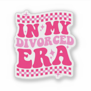 In My Divorced Era Retro Pink Chequered Women's