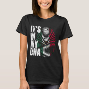 In My Dna Mexico Mexican Flag  T-Shirt