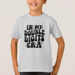 In My Double Digits Era Retro 10th Birthday Boy T-Shirt<br><div class="desc">Groovy Retro Design for a Colourful 10th Birthday Celebration! Funny gifts for 10-year-old boys,  perfect for the big day. Ideal for sons,  grandsons,  or kids turning 10. Unique decorations and party supplies for a memorable 10th birthday celebration.</div>
