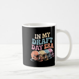 In My Draught Day Era Retro Football Helmets Famil Coffee Mug