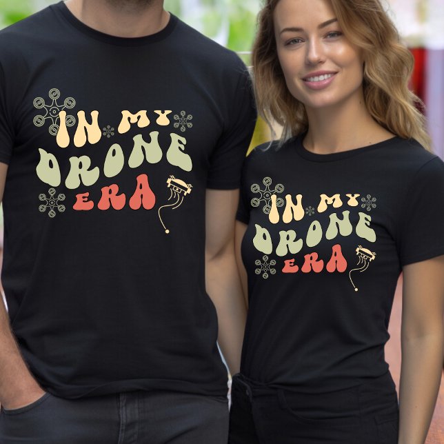 In My Drone Era Custom Text on Back T-Shirt (Creator Uploaded)