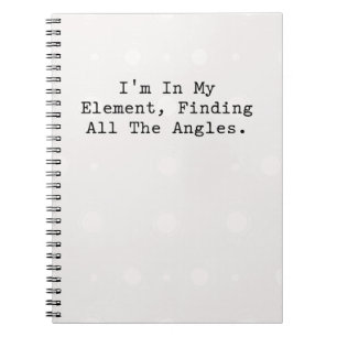 In My Element Finding All Angles Math Whiz Design Notebook