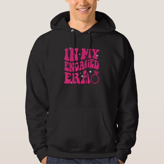 In my Engaged Era  Bride Bachelorette Party Bridal Hoodie (Front)