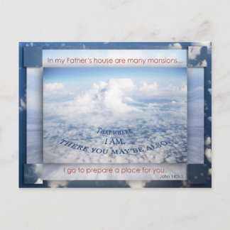 In My Father's House Postcard