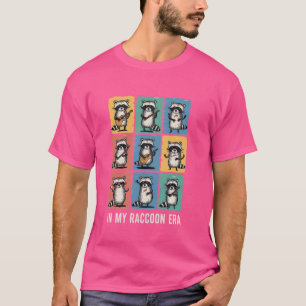 In My Feral Era Awesome Racoon Cringe Meme Funny  T-Shirt