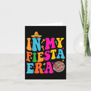 In My Fiesta Era Retro Cinco De Mayo Shirts For Wo Card